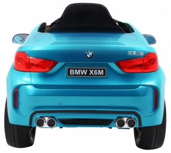 Vaikiškas elektromobilis BMW X6M, mėlynas lakuotas