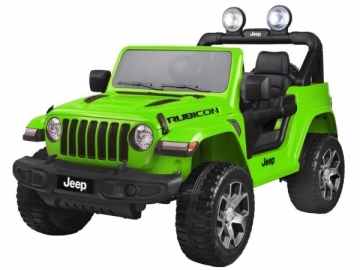 Vaikiškas elektromobilis JEEP Wrangler Rubicon, baltas