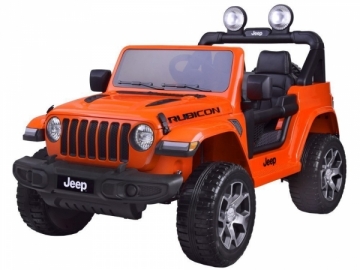 Vaikiškas elektromobilis JEEP Wrangler Rubicon, baltas