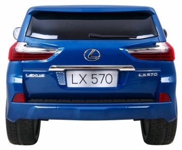 Vaikiškas elektromobilis Lexus LX570, mėlynas lakuotas