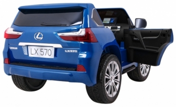 Vaikiškas elektromobilis Lexus LX570, mėlynas lakuotas