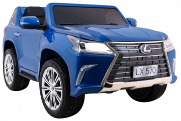 Vaikiškas elektromobilis Lexus LX570, mėlynas lakuotas