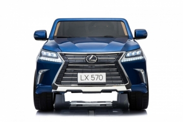 Vaikiškas elektromobilis Lexus LX570, mėlynas lakuotas