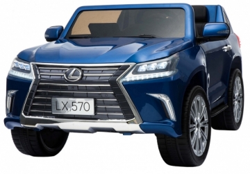 Vaikiškas elektromobilis Lexus LX570, mėlynas lakuotas