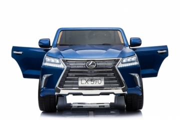 Vaikiškas elektromobilis Lexus LX570, mėlynas lakuotas