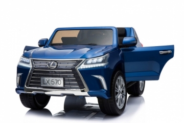 Vaikiškas elektromobilis Lexus LX570, mėlynas lakuotas