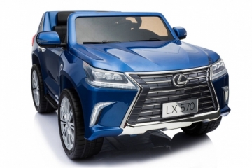 Vaikiškas elektromobilis Lexus LX570, mėlynas lakuotas