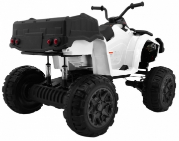 Vaikiškas keturratis Quad XL ATV, baltas