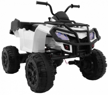 Vaikiškas keturratis Quad XL ATV, baltas