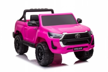 Vaikiškas vienvietis elektromobilis - Toyota Hilux DK, rožinis 