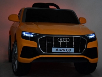 Vaikiškas vienvietis elektromobilis "Audi Q8", raudonas