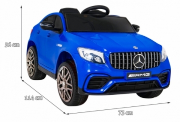 Vaikiškas vienvietis elektromobilis Mercedes Benz AMG SL65 S, mėlynas