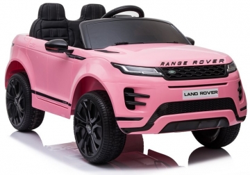 Vaikiškas vienvietis elektromobilis Range Rover Evoque, rožinis