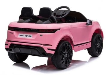 Vaikiškas vienvietis elektromobilis Range Rover Evoque, rožinis