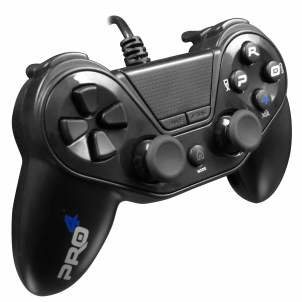 Vairalazdė Subsonic Pro 4 Wired Controller for PS4 Black