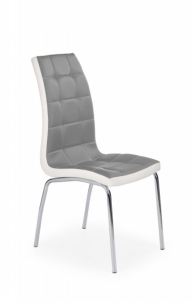 Valgomojo kėdė K186 pilka/balta 
