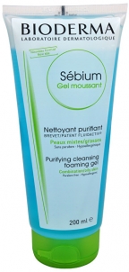 Valomasis putojančio gelio derinys riebiai odai Bioderma Sébium 500 ml Facial cleansing