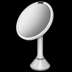 Veidrodis Simplehuman Cosmetic mirror Sensor Touch with LED light intensity control, 5x magnification