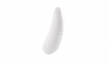 Vibratorius Satisfyer Curvy 1+ White clitoral stimulator vibrator