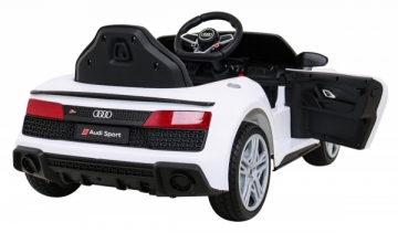 Vienvietis elektromobilis Audi R8 LIFT, baltas