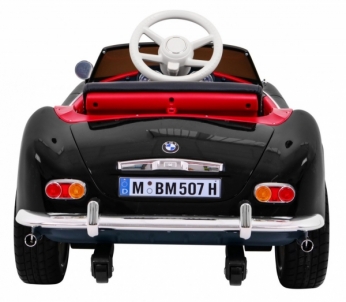 Vienvietis elektromobilis BMW 507 Retro, juodas