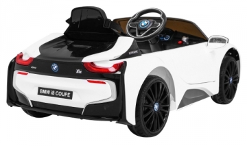 Vienvietis elektromobilis BMW I8 LIFT, baltas