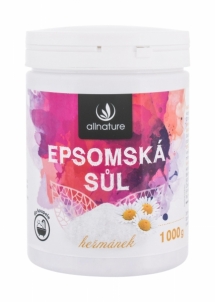 bath druska Allnature Epsom Salt Chamomile 1000g Bath salt, oils