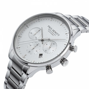 Vyriškas laikrodis Paul Hewitt Solar Chrono Silver White PH-W-0302