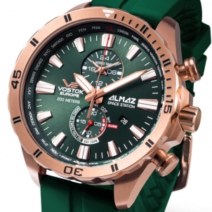 Vīriešu pulkstenis Vostok Europe Almaz Multifunction YM8J-320B656SIL/GREEN