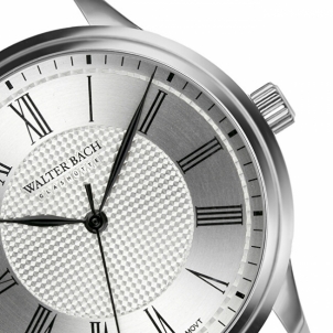 Vīriešu pulkstenis Walter Bach Cochem Wide Silver Mesh WAG-4220