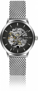 Vīriešu pulkstenis Walter Bach Osnabrück Automatic Silver Mesh WBH-3520 Vīriešu pulksteņi