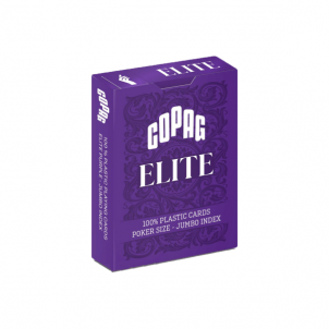 Žaidimo kortos Copag 1546 Elite Poker size - Jumbo index (purpurinės)