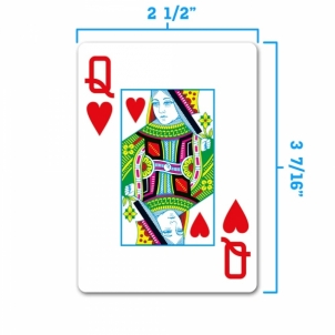 Žaidimo kortos Copag 1546 Elite Poker size - Jumbo index (raudonos)