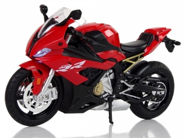 Žaislinis motociklo modelis BMW S1000RR, raudonas