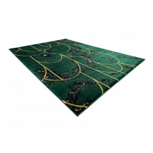 Žalias kilimas su aukso akcentais EMERALD Art deco | 120x170 cm