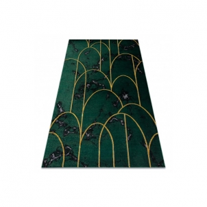 Žalias kilimas su aukso akcentais EMERALD Art deco | 120x170 cm