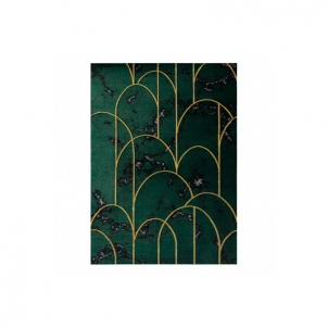 Žalias kilimas su aukso akcentais EMERALD Art deco | 140x190 cm