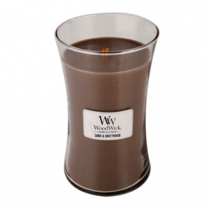 Žvakė WoodWick Scented candle vase large Sand & Driftwood 609.5 g 