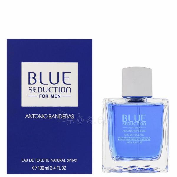 Tualetes ūdens Antonio Banderas Blue Seduction EDT 100ml paveikslėlis 1 iš 2