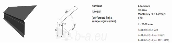 Karnizo lenta Ruukki® 50 Plus Matt (Adamante, T20 profilio skardai) paveikslėlis 1 iš 1