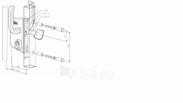 LOCINOX spyna stumdomiems vartams paveikslėlis 5 iš 6