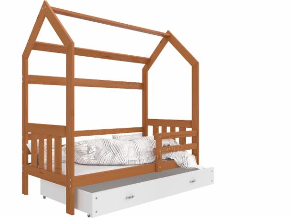 Vaikiška Bed Domek 2 1608 su stalčium paveikslėlis 24 iš 26