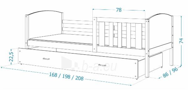 Vaikiška Lova Tami P 190x80 paveikslėlis 2 iš 2