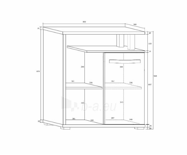 Pastatoma spintelė Angel 9 paveikslėlis 2 iš 7