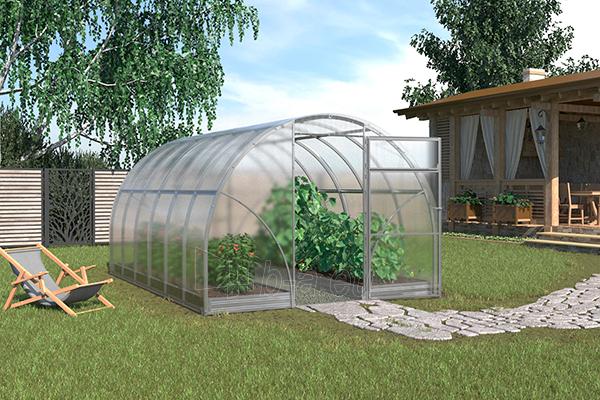 Greenhouse SIGMA (12m2) 3000x4000mm su 6mm polikarbonato danga paveikslėlis 1 iš 2