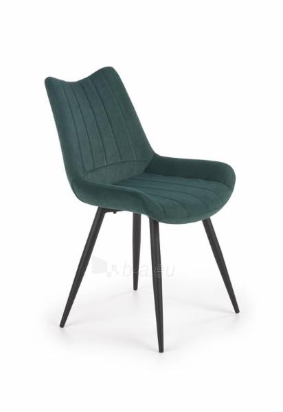 Dining chair K-388 dark green paveikslėlis 1 iš 11