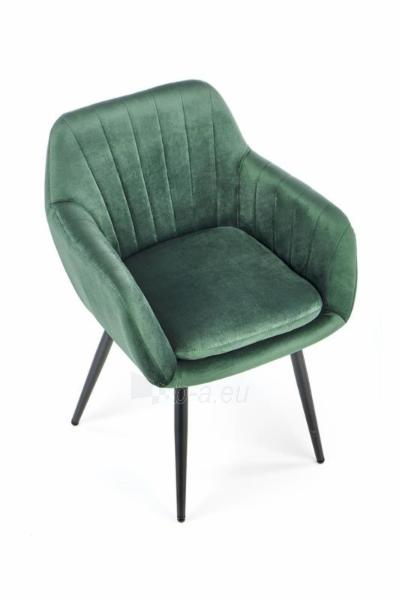 Valgomojo kėdė K-429 tamsiai zaļš paveikslėlis 6 iš 7