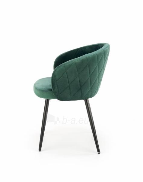 Dining chair K-430 dark green paveikslėlis 2 iš 5