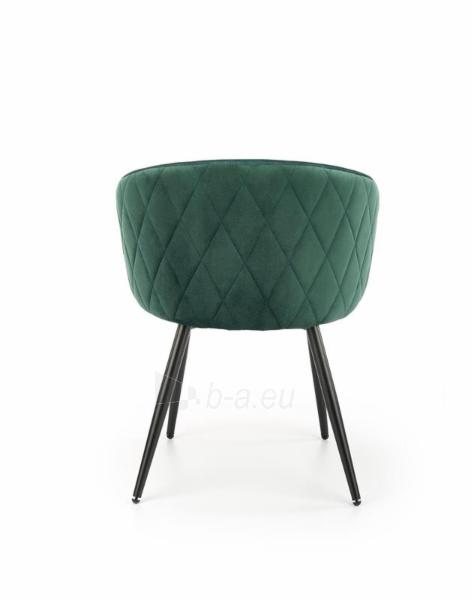 Dining chair K-430 dark green paveikslėlis 3 iš 5