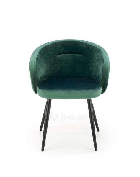 Dining chair K-430 dark green paveikslėlis 4 iš 5